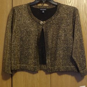 Nina Leonard gold/black Bolero